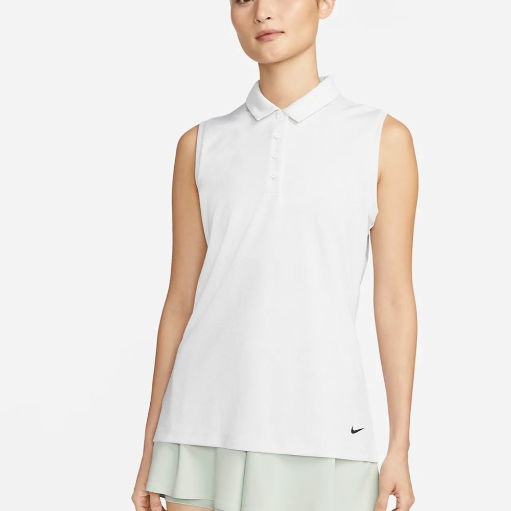 Nike Dri-Fit women's sleeveless Golf Polo